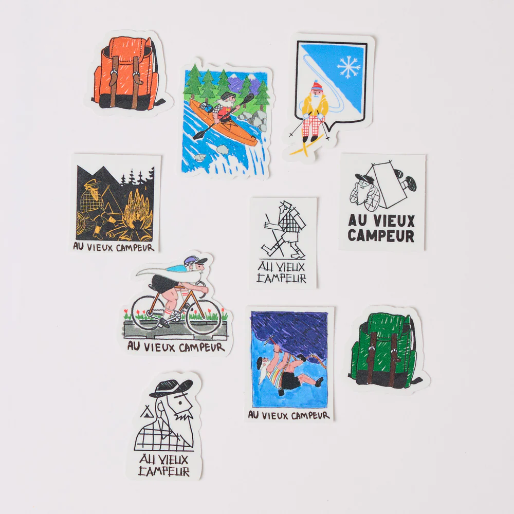 Au Vieux Campeur stickers
